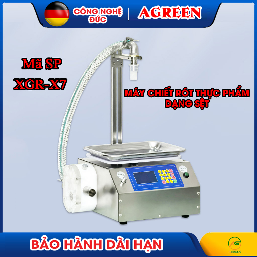 Máy Chiết Rót Định Lượng Dạng Sệt XGR-X7 – Nhỏ Gọn, Chính Xác, Hiệu Quả Cao